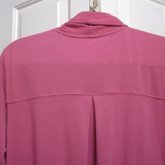 Tek Gear Berry Pink Knit Cardigan Sz L - Picture 7 of 8